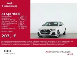 Weiß Gebraucht 2023 Audi A1 Sportback Advanced Plus Kleinwagen | 19.270 € (Superpreis)