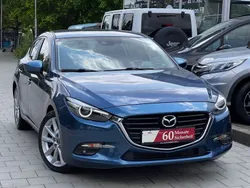 Blau Gebraucht 2018 Mazda 3 Sports-Line Limousine | 11.950 € (Fairer Preis)