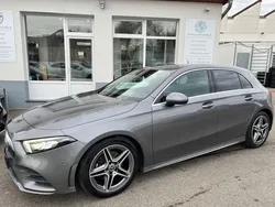 Mountaingrau met. Gebraucht 2020 Mercedes A180 AMG line Limousine | 24.990 € (Fairer Preis)