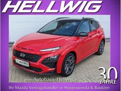 Ignite flame (metallic) Gebraucht 2023 Hyundai Kona N Line SUV | 27.980 € (Superpreis)