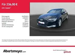 Schwarz Gebraucht 2024 Audi A3 Sportback Advanced Limousine | 34.870 € (Teuer)