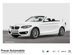 Weiß Gebraucht 2021 BMW 218 Advantage Cabrio | 27.990 € (Fairer Preis)