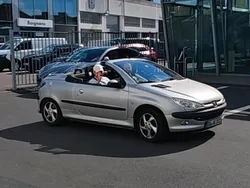 Silber Gebraucht 2003 Peugeot 206 CC Cabrio | 1.155 € (Guter Preis)