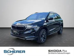 Blackmagic perleffekt (metallic) Gebraucht 2024 Skoda Karoq SportLine SUV | 35.890 € (Teuer)