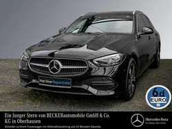Obsidianschwarz Gebraucht 2024 Mercedes C300e Avantgarde Kombi | 52.875 € (Teuer)
