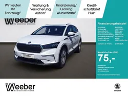 Moonweiss (metallic) Gebraucht 2023 Skoda Enyaq iV Loft SUV | 21.690 € (Superpreis)