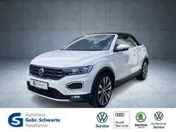 Pure white Gebraucht 2020 VW T-Roc Cabriolet Style Cabrio | 23.690 € (Guter Preis)