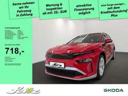 Velvet rot metallic Gebraucht 2025 Skoda Enyaq iV Loft SUV | 47.590 € (Guter Preis)