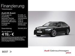 Mythosschwarz metallic (metallic) Gebraucht 2023 Audi A6 Design Kombi | 53.888 €