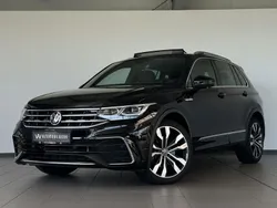 Schwarz deep black perleffekt Gebraucht 2021 VW Tiguan R-line SUV | 35.890 € (Fairer Preis)