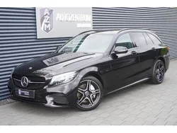 (obsidianschwarz metallic) Gebraucht 2021 Mercedes C300e AMG line Kombi | 35.688 € (Teuer)