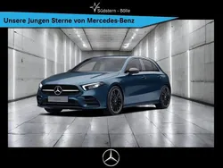 Blau Gebraucht 2021 Mercedes A250 AMG Limousine | 26.560 € (Superpreis)