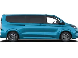 Digital aqua blue metallic Neu 2025 Ford Tourneo Custom Titanium Van / Kleinbus | 53.000 € (Guter Preis)