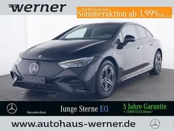 Lack obsidianschwarz Gebraucht 2024 Mercedes EQE300 AMG Line Premium Plus Limousine | 55.955 € (Fairer Preis)