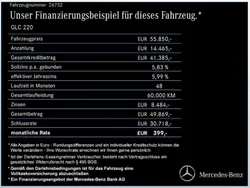 Lack obsidianschwarz (metallic) Gebraucht 2024 Mercedes GLC220 SUV | 55.849 € (Superpreis)