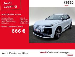 Gletscherweiß metallic Gebraucht 2024 Audi Q6 e-tron Ambiente SUV | 73.360 € (Teuer)