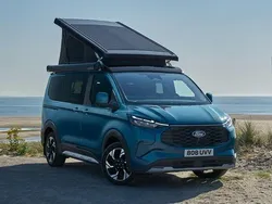 Digital aqua blue Neu 2025 Ford Transit Custom Nugget Kombi | 69.800 € (Guter Preis)