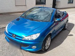 Blau Gebraucht 2006 Peugeot 206 CC Filou Cabrio | 690 € (Guter Preis)