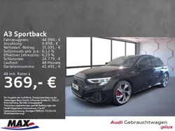 Mythosschwarz metallic Gebraucht 2023 Audi A3 S-Line Limousine | 44.989 €