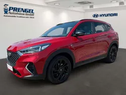 Fiery red / met Gebraucht 2020 Hyundai Tucson N Line SUV | 23.650 € (Etwas zu teuer)