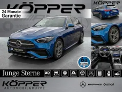 Spektrablau Gebraucht 2024 Mercedes C220 AMG Kombi | 45.555 € (Teuer)