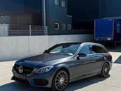 Grau Gebraucht 2015 Mercedes C400 AMG line Kombi | 21.000 € (Superpreis)