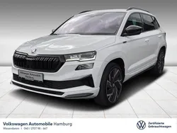 Moonweiß perleffekt Gebraucht 2022 Skoda Karoq SportLine SUV | 31.930 € (Fairer Preis)