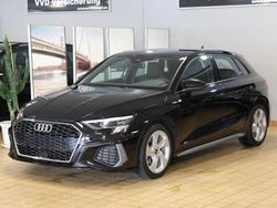 Mythosschwarz Gebraucht 2023 Audi A3 Sportback S-Line Limousine | 35.900 € (Teuer)