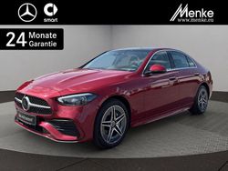 Rot Gebraucht 2024 Mercedes C300e AMG Limousine | 45.980 € (Guter Preis)