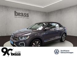 Rauchgrau metallic/schwarz Gebraucht 2024 VW T-Roc Cabriolet Move Cabrio | 32.600 € (Guter Preis)