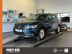 Nightshade blue metallic Gebraucht 2022 VW Tiguan Elegance SUV | 34.490 € (Etwas zu teuer)