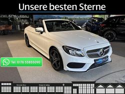 Unilack polarweiß Gebraucht 2017 Mercedes C250 AMG line Cabrio | 27.660 € (Teuer)