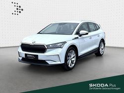 Moonweiss metallic Gebraucht 2021 Skoda Enyaq iV Loft SUV | 28.930 € (Guter Preis)