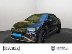 Schwarz Gebraucht 2024 VW T-Roc Cabriolet Style Cabrio | 32.440 € (Guter Preis)
