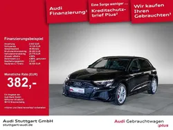 Mythosschwarz metallic Gebraucht 2022 Audi A3 Sportback e-tron S-Line Limousine | 26.420 € (Fairer Preis)