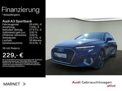 Navarrablau metallic Gebraucht 2024 Audi A3 Sportback e-tron Advanced Plus Limousine | 35.490 € (Teuer)