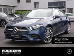 Denimblau metallic Gebraucht 2022 Mercedes A250 AMG Limousine | 28.775 € (Fairer Preis)