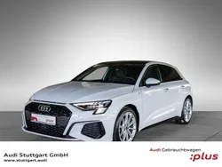 Weiß Gebraucht 2023 Audi A3 Sportback S-Line Limousine | 32.430 € (Fairer Preis)