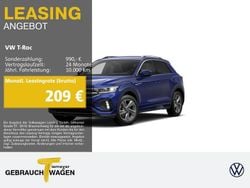 Blau Gebraucht 2025 VW T-Roc R-line SUV | 27.930 € (Fairer Preis)