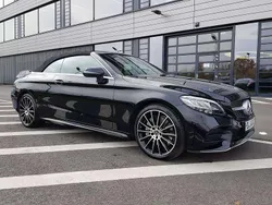 Schwarz Gebraucht 2018 Mercedes C300 AMG line Cabrio | 31.755 € (Etwas zu teuer)