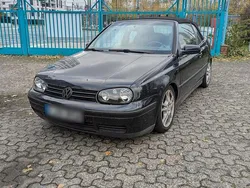 Blau Gebraucht 2000 VW Golf Cabriolet Cabrio | 1.000 €