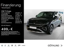 Schwarz Gebraucht 2024 VW T-Cross Style SUV | 29.980 € (Teuer)