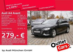 Brillantschwarz Gebraucht 2023 Audi A4 Advanced Plus Kombi | 23.984 € (Superpreis)