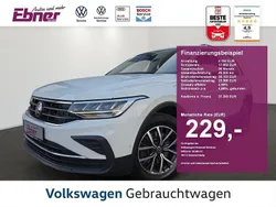 Pure white Gebraucht 2021 VW Tiguan Life SUV | 27.250 € (Guter Preis)