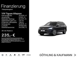 Deep black perleffekt Gebraucht 2024 VW Tiguan Allspace Life SUV | 35.930 € (Superpreis)