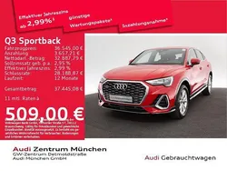 Tangorot metallic Gebraucht 2023 Audi Q3 Sportback S-Line SUV | 36.545 € (Guter Preis)