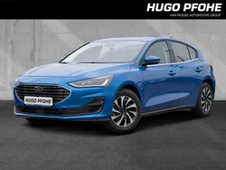Dynamic blau (blau metallic) Gebraucht 2023 Ford Focus Titanium S Limousine | 18.950 € (Superpreis)