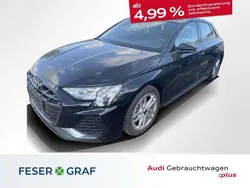 Mythosschwarzmetallic Gebraucht 2024 Audi A3 S-Line Limousine | 33.990 € (Guter Preis)