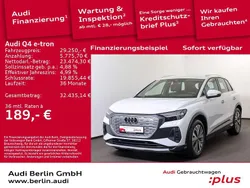 Gletscherweiß metallic Gebraucht 2022 Audi Q4 e-tron Advanced SUV | 29.250 € (Superpreis)