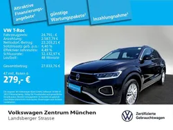 Schwarz Gebraucht 2023 VW T-Roc Life SUV | 24.791 € (Guter Preis)